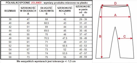 Półhalkospodnie Jolandi : Kolor - Czarny, Rozmiar - 36 Półhalkospodnie Jolandi : Kolor - Czarny, Rozmiar - 36