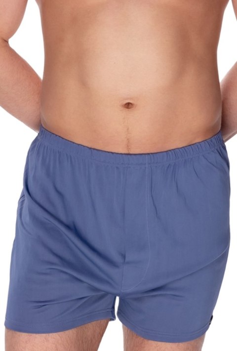Szorty męskie Smith z jedwabiu wiskozowego : Kolor - Granatowy, Rozmiar - 54/XL Szorty męskie Smith z jedwabiu wiskozowego : Kolor - Granatowy, Rozmiar - 54/XL