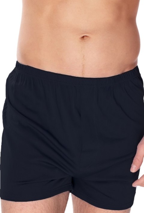 Szorty męskie Smith z jedwabiu wiskozowego : Kolor - Jeans, Rozmiar - 50/M
