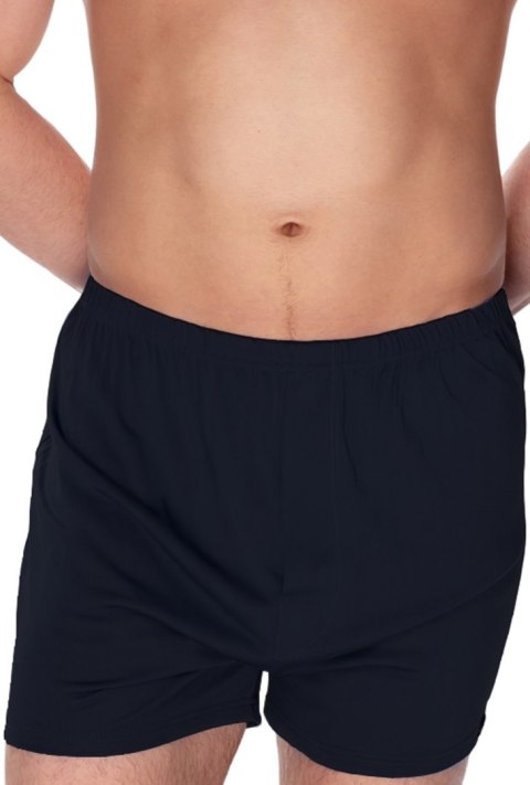 Szorty męskie Smith z jedwabiu wiskozowego : Kolor - Jeans, Rozmiar - 58/XXXL