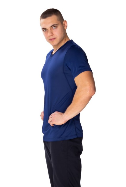 Wygodna koszulka męska Caro : Kolor - Granatowy, Rozmiar - 54/XL Wygodna koszulka męska Caro : Kolor - Granatowy, Rozmiar - 54/XL