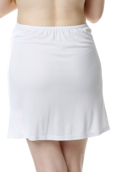 Krótka gładka półhalka Linda : Kolor - Biały, Rozmiar - 36 Krótka gładka półhalka Linda : Kolor - Biały, Rozmiar - 36