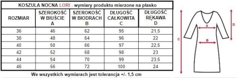 Koszula nocna ciążowa Lori : Kolor - Miętowy, Rozmiar - 38 Koszula nocna ciążowa Lori : Kolor - Miętowy, Rozmiar - 38
